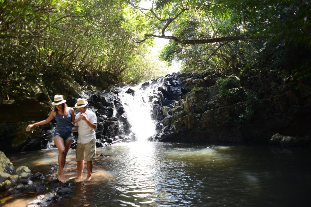 Heritage Le Telfair Golf&Wellness Resort Bel Ombre Exterior foto Waterfall in the park