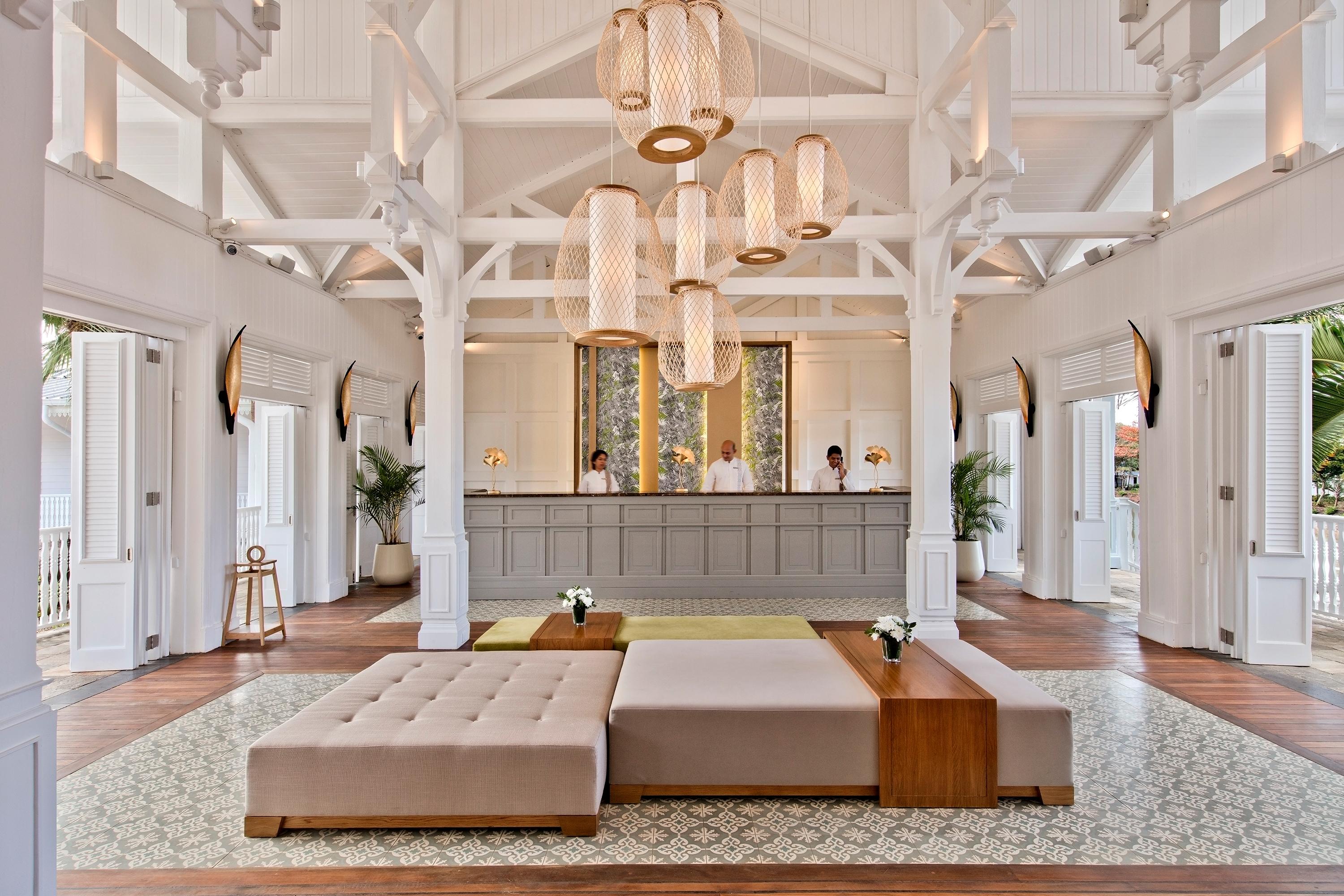 Heritage Le Telfair Golf&Wellness Resort Bel Ombre Exterior foto The lobby of the hotel